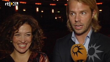 RTL Boulevard Thijs en Katja Römer op premiere Razend