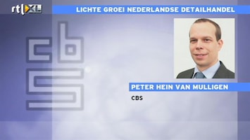 RTL Z Nieuws CBS: Op korte termijn lijkt groei detailhandel er niet in te zitten