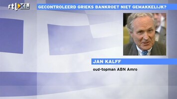 RTL Z Nieuws Kalff: ongecontroleerde default Griekenland zou een ramp zijn