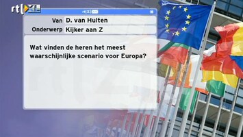 Special: De Kijker Aan Zet Wat is het meest waarschijnljke scenario voor Europa?