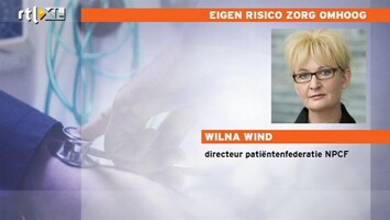 RTL Z Nieuws Eigen risico zorg naar 400 euro: veel reacties