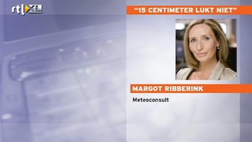 RTL Nieuws '15 centimeter op hele route lukt niet'