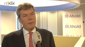 RTL Z Nieuws Minder winst Ahold, wel goed nieuws voor aandeelhouders