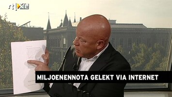 RTL Z Nieuws somber beeld miljoenennota 2012