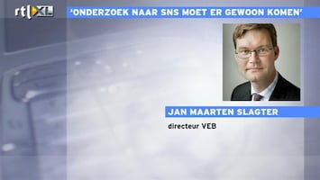 RTL Z Nieuws VEB: nog mogelijkheden onderzoek ondergang SNS