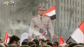 RTL Nieuws Opnieuw grimmig protest op Tahrirplein
