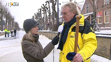 RTL Z Nieuws Rayonhoofd Elfstedentocht: We kunnen nu niets doen, afhankelijk van weergoden