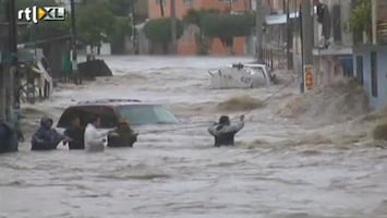 RTL Nieuws Chaos door noodweer Mexico compleet