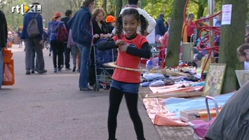 RTL Nieuws Gemoedelijke Koninginnedag in Amsterdam