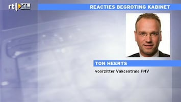 RTL Z Nieuws Heerts (FNV): door met actievoeren, bouwen en niet slopen