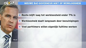 RTL Z Nieuws Duif Mark Carney komt Groot-Brittannië redden