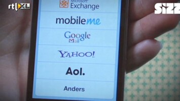 Sizz Google mail of MobileMe instellen | iPhone 4