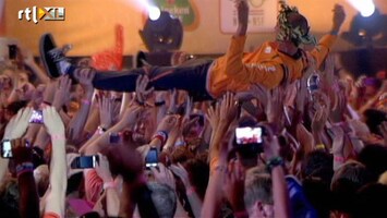 RTL Nieuws Van Rijsselberghe crowdsurfend door HHH