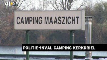 RTL Z Nieuws Inval op fraudecamping Maaszicht in Kerkdriel