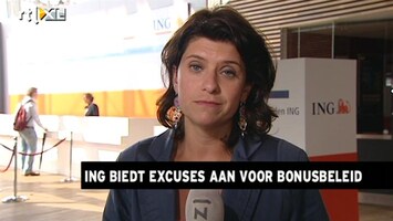 RTL Z Nieuws ING moet topmensen goed belonen, Hella Hueck live bij de ava