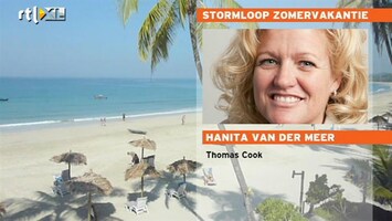 RTL Z Nieuws Oranje uit EK en slechte weer stuwt boekingen vakanties