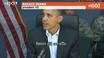 RTL Z Nieuws Obama: This a serious and big storm