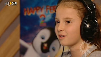 RTL Boulevard Jada Borsato spreekt in de film Happy Feet 2