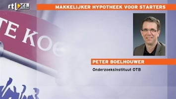 RTL Nieuws 'Versoepeling hypotheekregels goed plan'