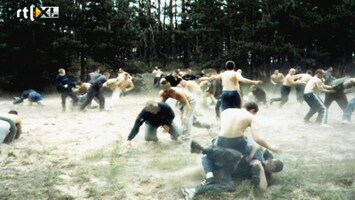 Voetbalhooligans Veldslag in Warschau