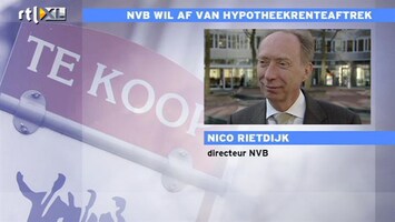 RTL Z Nieuws NVB wil af van hypotheekrenteaftrek