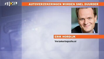 RTL Z Nieuws Auto-verzekeringen veel duurder, ook de komende jaren