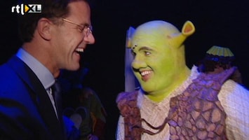 RTL Boulevard Mark Rutte op bezoek bij Shrek