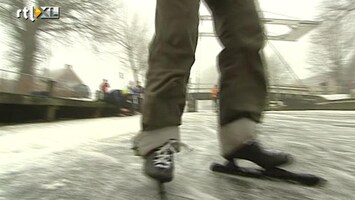 RTL Nieuws Toerschaatsers er vroeg bij in Overijssel