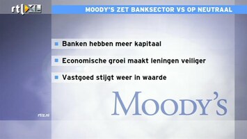 RTL Z Nieuws 09:00 Moody's zet bankensector VS op neutraal
