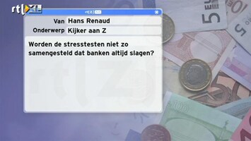 Special: De Kijker Aan Zet Worden de stresstesten niet zo samengesteld dat banken altijd slagen?