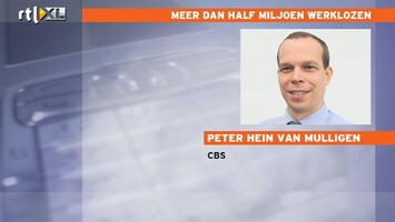 RTL Z Nieuws Meer dan half miljoen mensen zoeken een baan