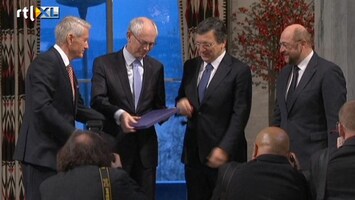 RTL Nieuws EU ontvangt Nobelprijs voor de Vrede