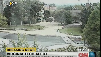 RTL Nieuws Alarm over schutter op Virginia Tech