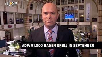 RTL Z Nieuws 14:15 ADP: 91.000 nieuwe banen in particuliere sector Amerika