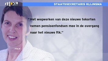 RTL Z Nieuws Pensioenen niet extra gekort