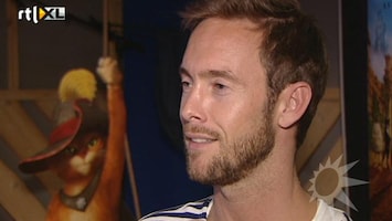 RTL Boulevard Charly Luske spreekt Puss in Boots in