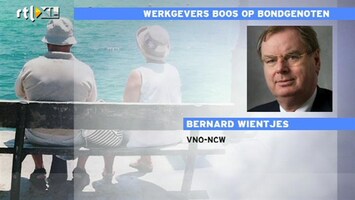 RTL Z Nieuws Pensioensoap: Wientjes boos kleine groep mensen van FNV Bondgenonten