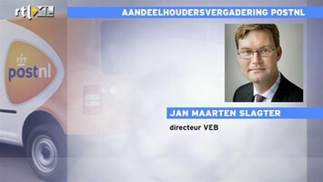 RTL Z Nieuws VEB: beleggers terecht teleurgesteld over PostNL