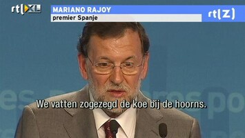 RTL Z Nieuws Rajoy: niets doen was geen optie