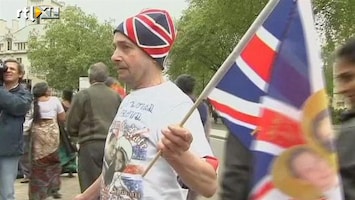 RTL Nieuws Eerste fan kampeert al bij Westminster Abbey