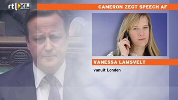 RTL Z Nieuws Cameron wilde onderhandelingen met EU op scherp zetten