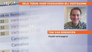 RTL Z Nieuws Vergoeding voor vertraging vliegtuigpassagiers