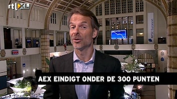 RTL Z Nieuws 17:30 AEX zakt weer onder de 300: verliest ruim 1% op 299 punten
