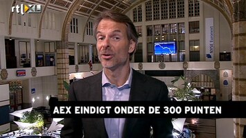 RTL Z Nieuws 17:30 AEX zakt weer onder de 300: verliest ruim 1% op 299 punten