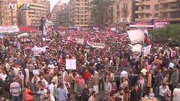 RTL Z Nieuws Grote demonstratie tegen leger Egypte