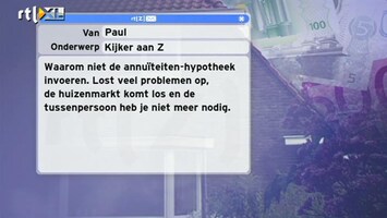 Special: De Kijker Aan Zet Met annuïteitenhypotheek heb je ook geen tussenpersonen meer nodig