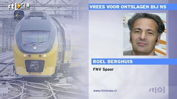 RTL Z Nieuws FNV: baanverlies bij NS zou zware tegenvaller zijn