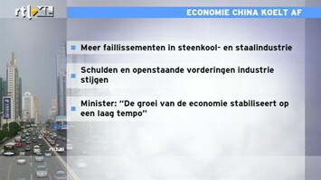 RTL Z Nieuws 10:00 economie China koelt af