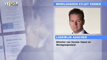 RTL Z Nieuws Asscher: voorkomen dat mensen met talenten langs kant komen te staan