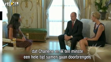 RTL Boulevard Albert en Charlene (te?) kalm over trouwdag